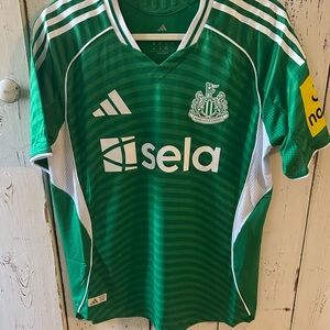 Adidas Mens Away Newcastle United player version jersey. BNWT. Men’s size M